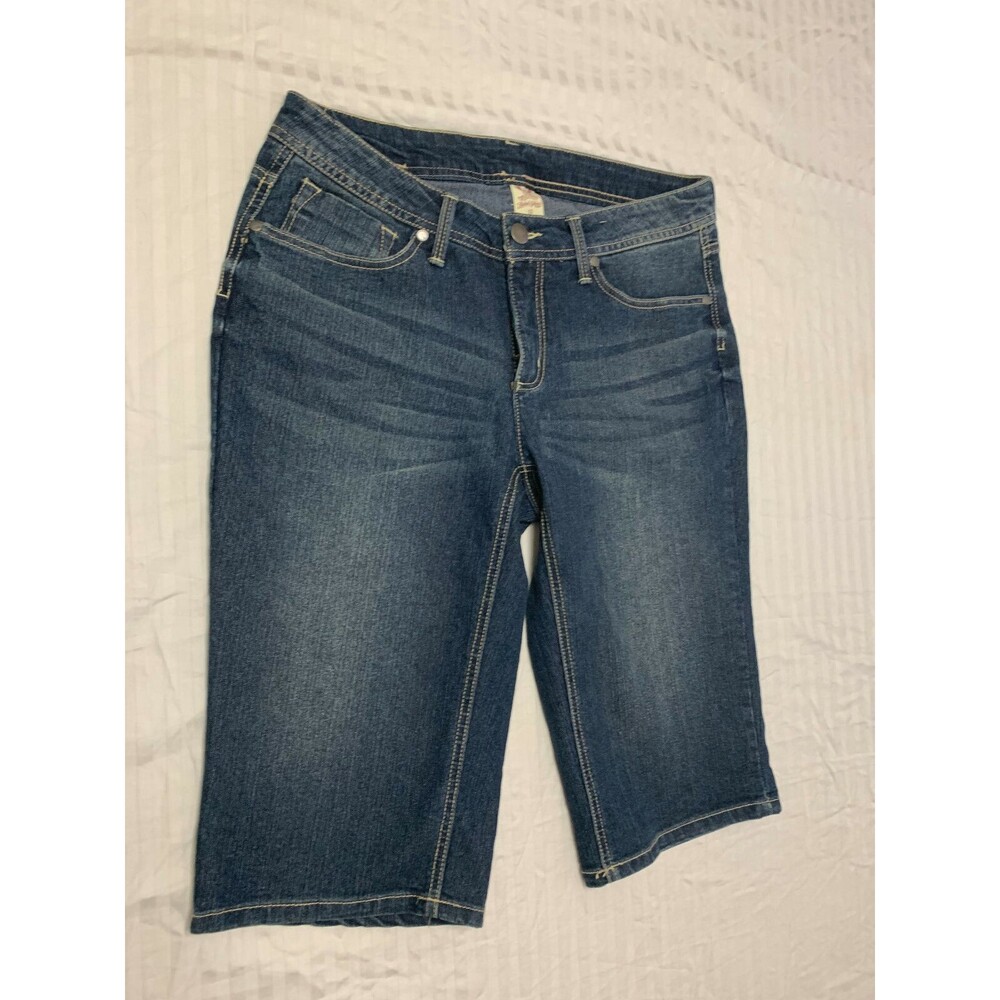 FADED GLORY WOMENS JEANS CAPRIS PANTS SIZE 12